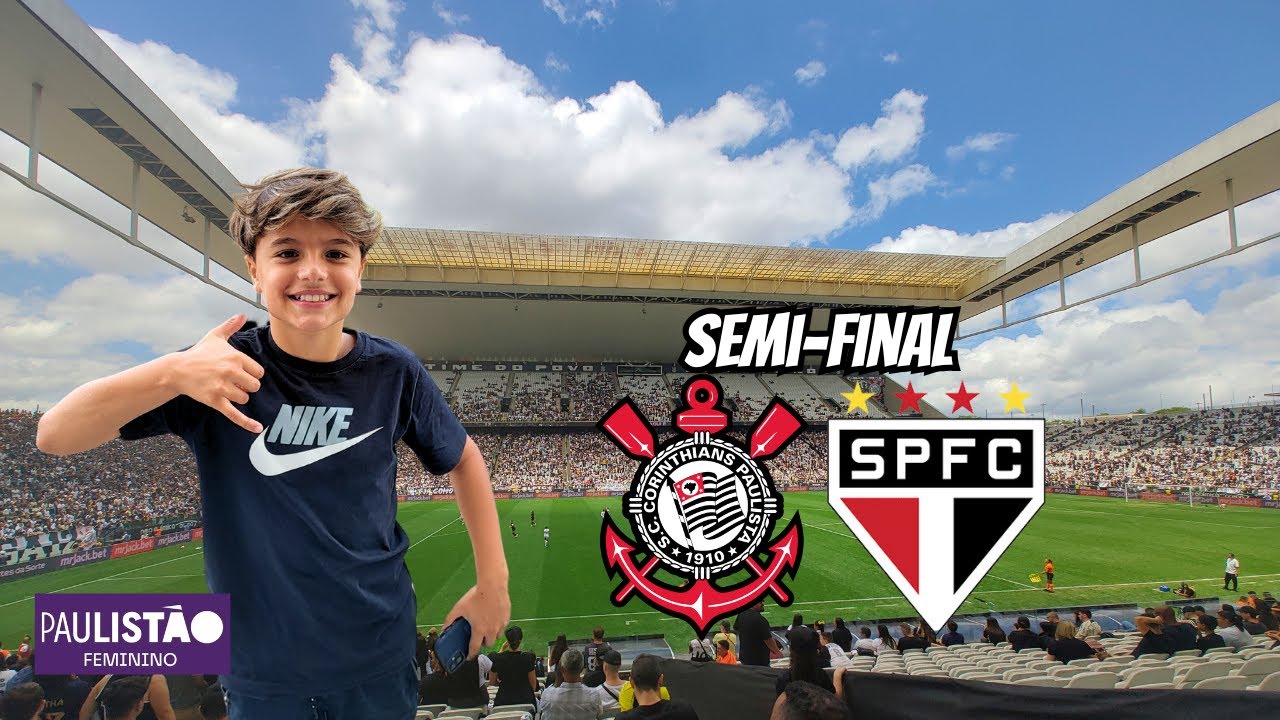 Corinthians x São Paulo na Arena! Semi Final do Paulistão Feminino com Irmãos Mamu - Reacts e Vlog!