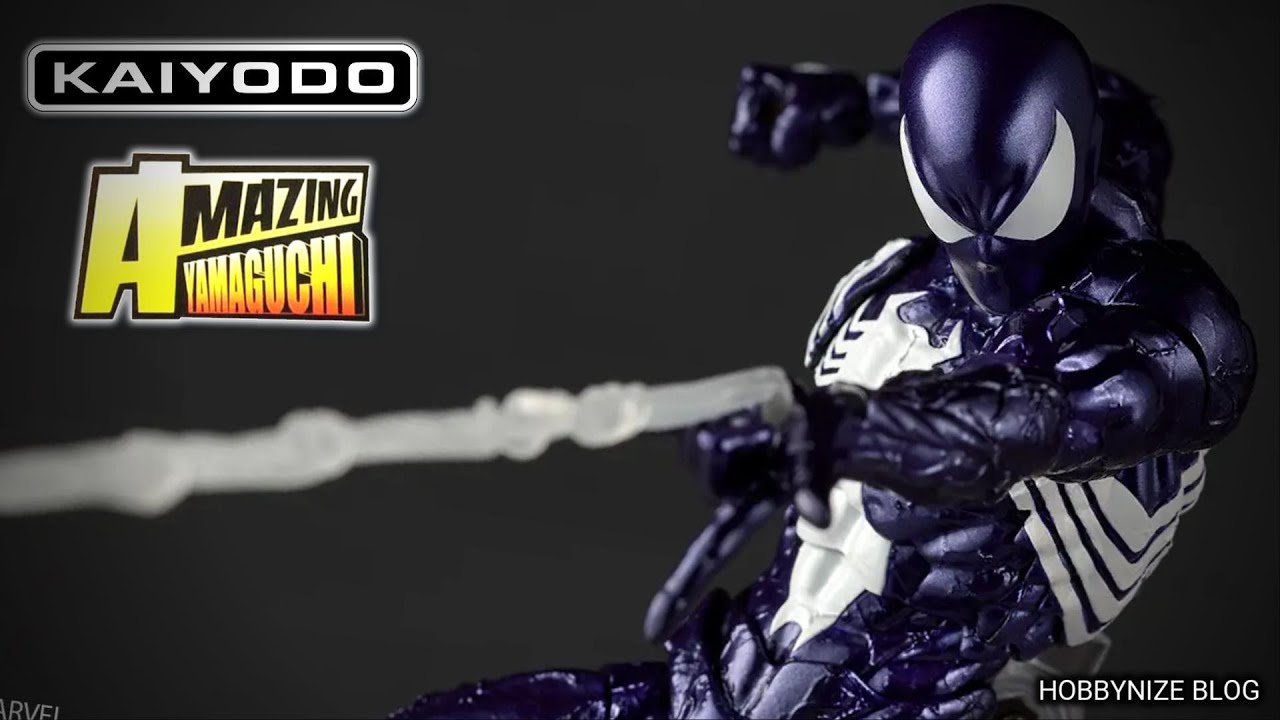 Revoltech Amazing Yamaguchi Symbiote Spider-Man (Purple Ver.) [Action-Figure] by Kaiyodo