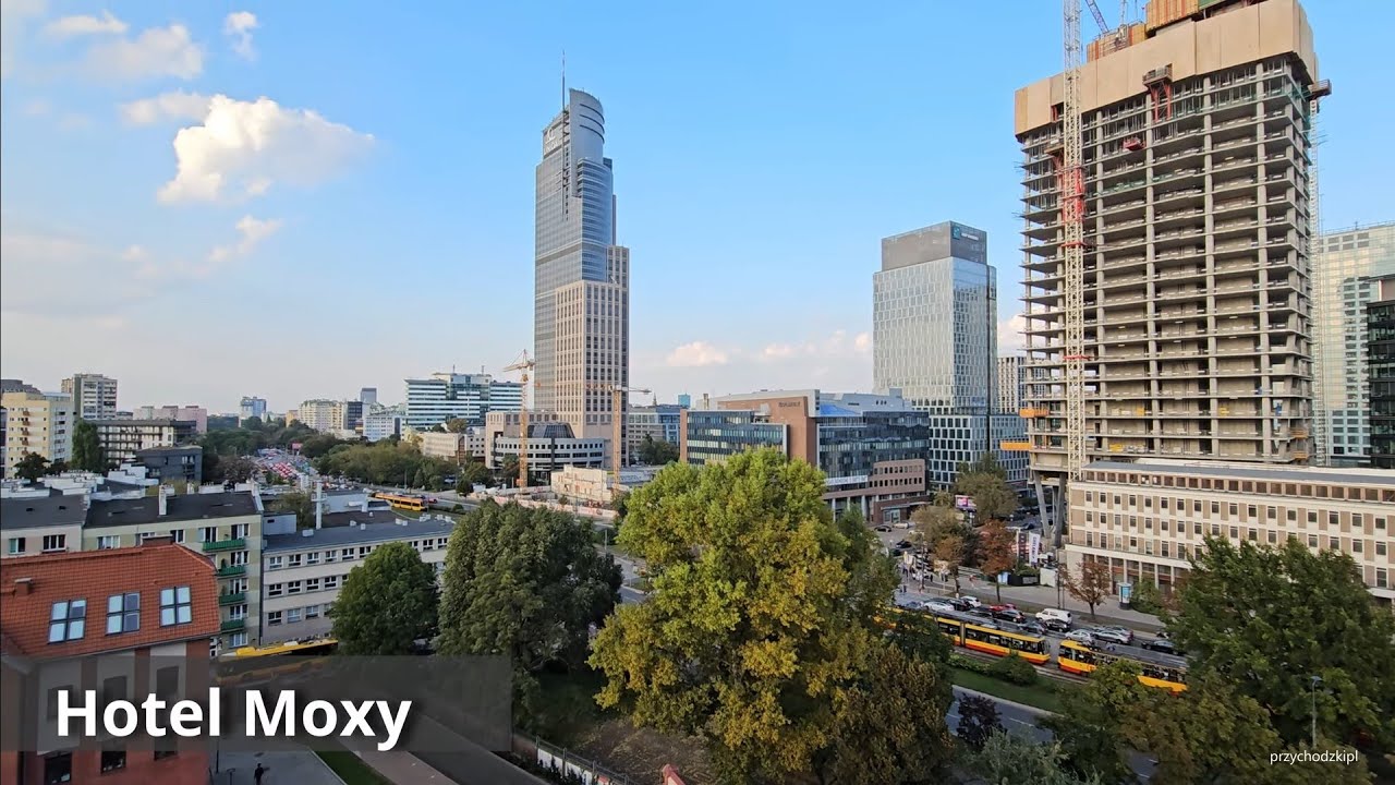 Warszawa / Warsaw Hotel Moxy - trwa budowa / Construction of the Moxy Hotel - update 18.09.2023