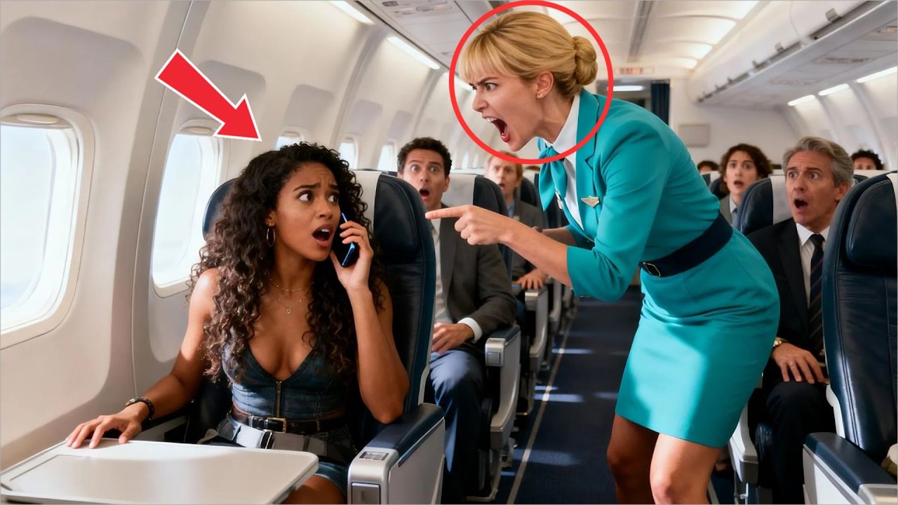Flight Attendant Slaps Black Woman — Unaware She's the Billionaire That Owns the Plane...