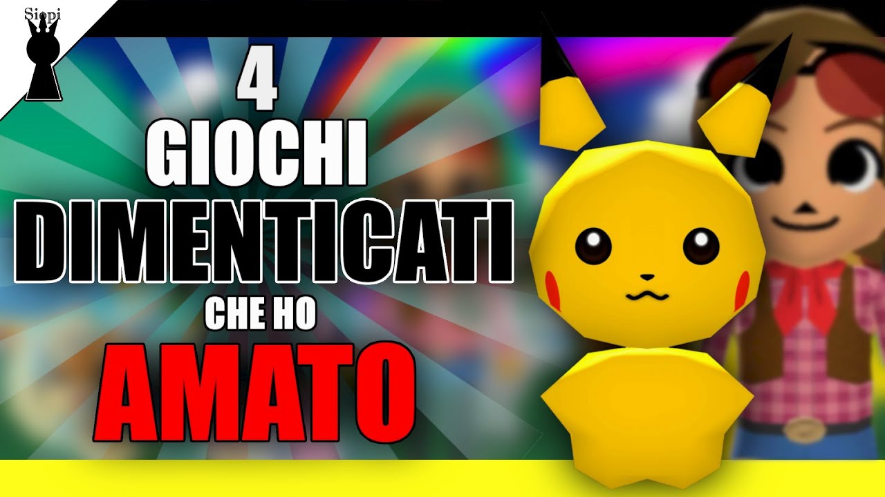 4 giochi DIMENTICATI che ho AMATO
