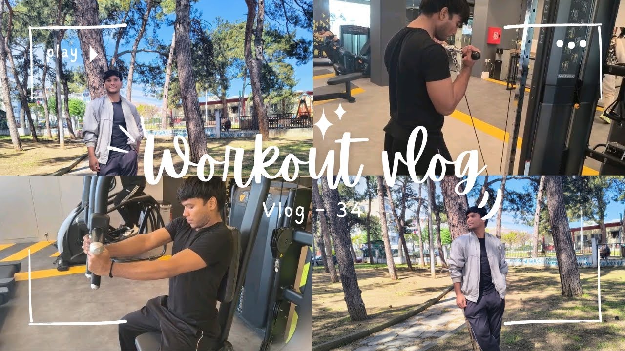Day - 32 GYM and workout vlog 🏋🏻 | Vlog - 34 | SaySubh Vlogs #thessaloniki #gym #workout #europe