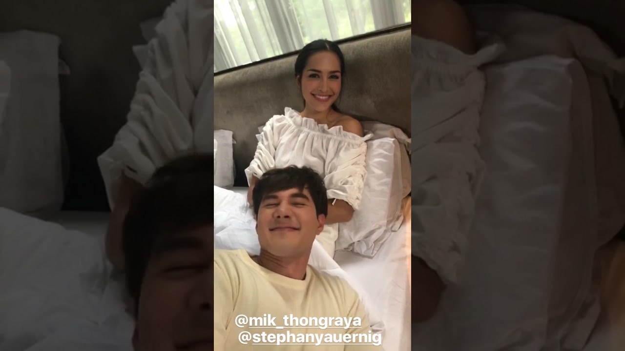 170824 มิกค์ ทองระย้า - เซฟฟานี่ อาวะนิค ถ่ายละครยึดฟ้าหาพิกัดรัก
