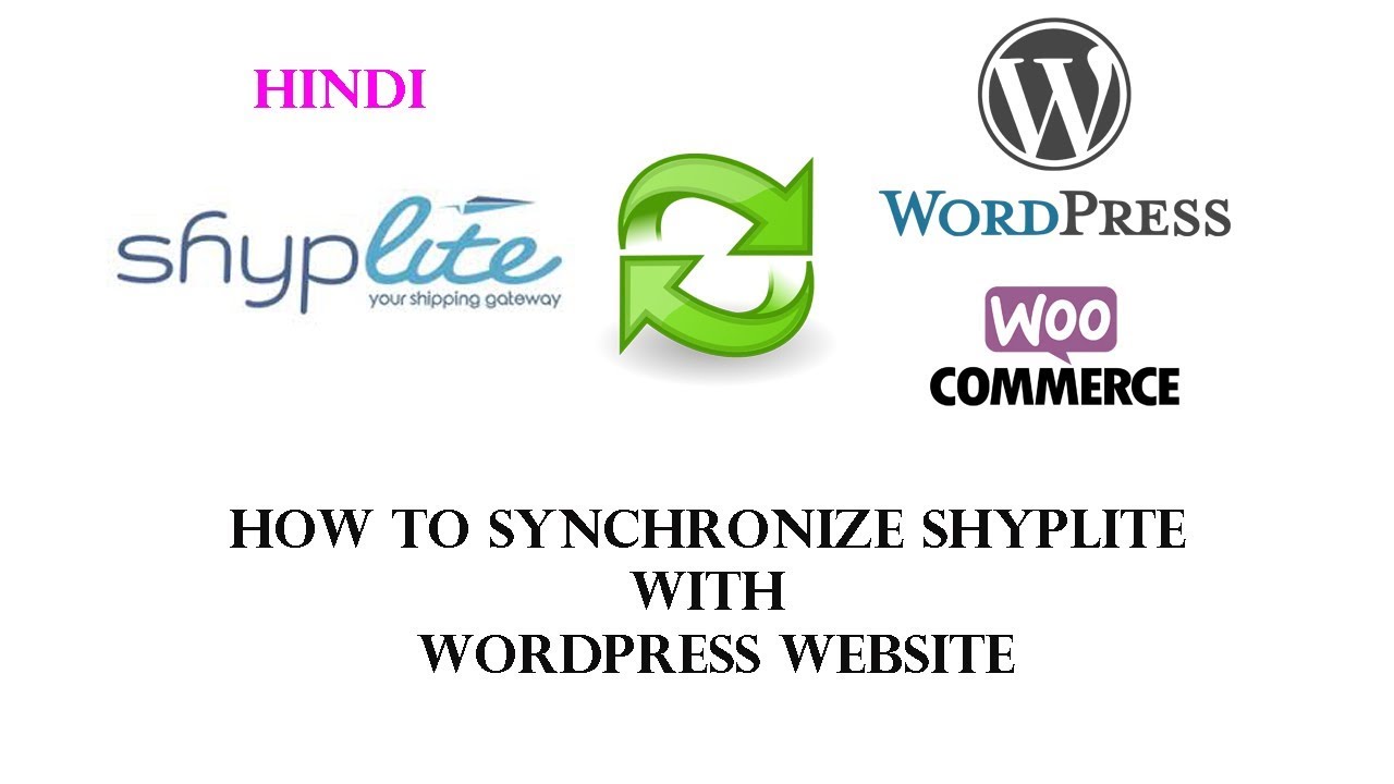 How to synchronize ( connect ) shyplite with WrodPress website HINDI