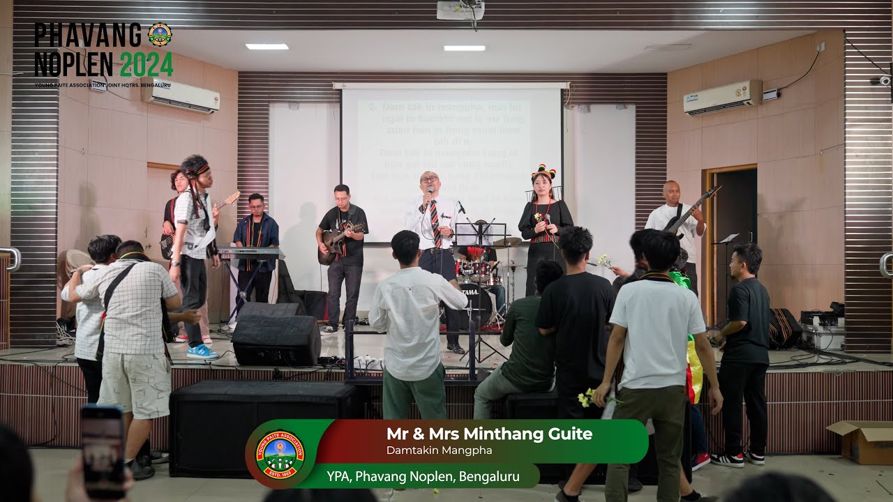 Mr & Mrs Minthang Guite - Damtakin mangpha & Besam puahsiam | YPA JHQ Bengaluru Phavang Noplen 2024