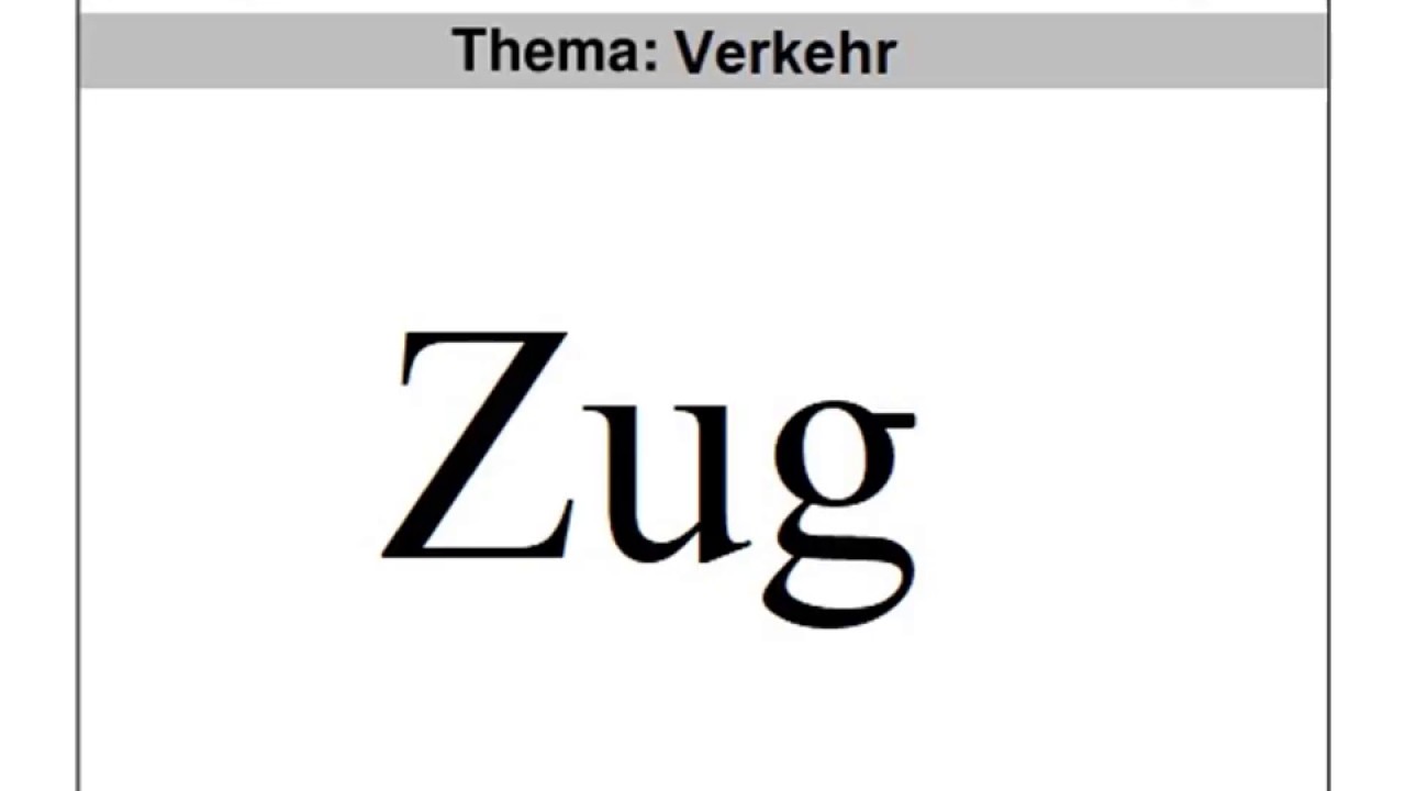Start Deutsch 1, Sprechen Teil 2 Thema: Verkehr