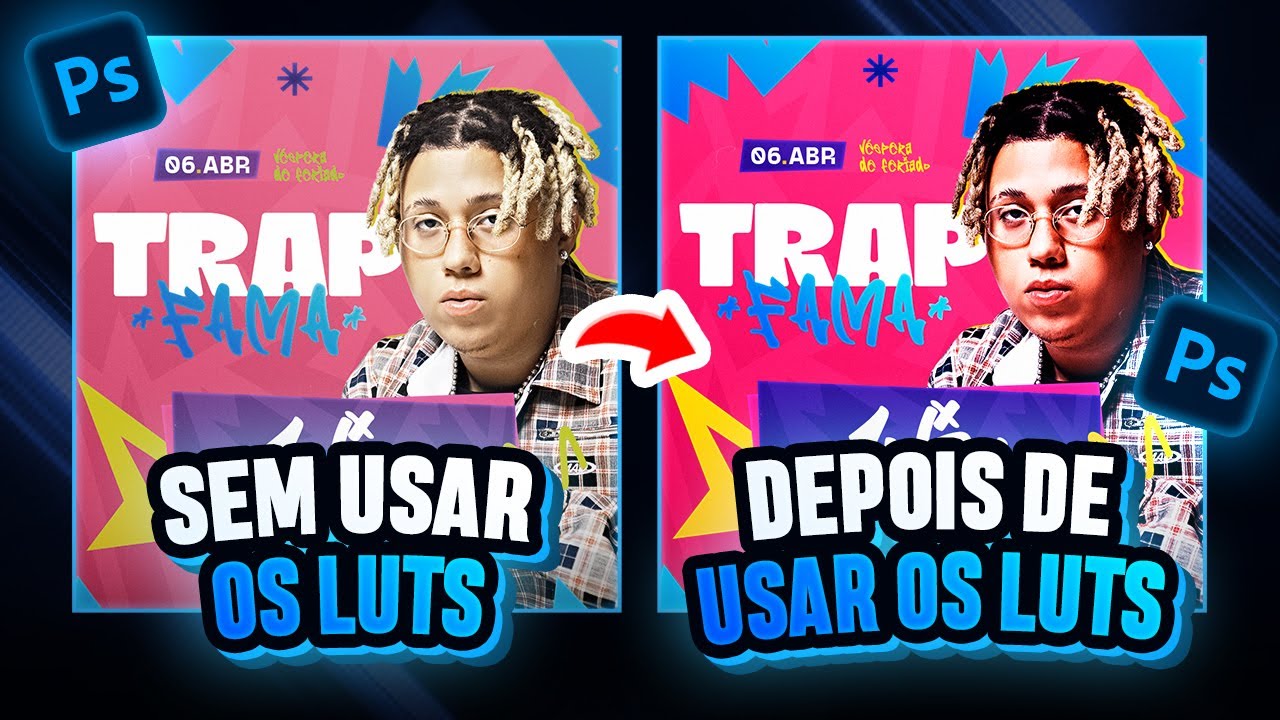 Tutorial: Ambientação e Finalização com LUTs no Photoshop! (Pesquisa de Cores)