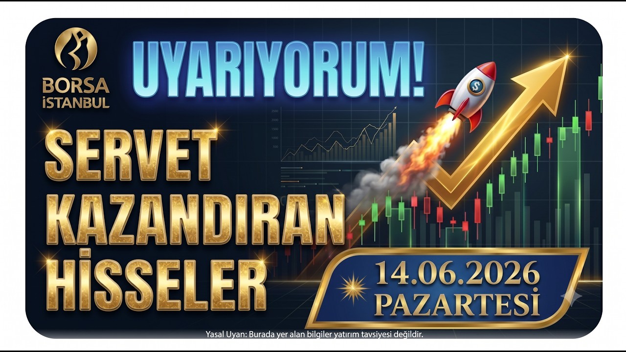 TAVAN TAVAN POTANSİYELLİ HİSSELER - Hisse Tarama Listesi - 14.06.2026 - G&Uuml;NCEL!