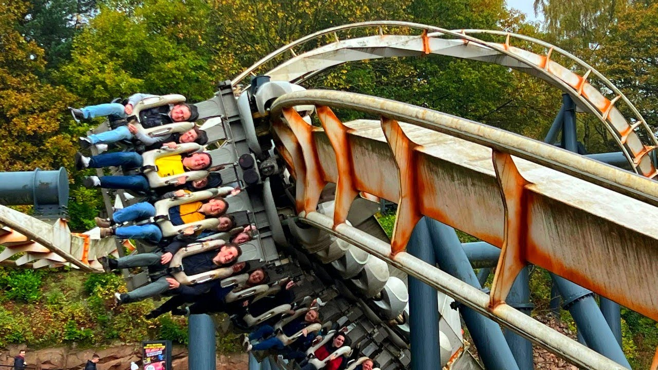 Nemesis During Its Final Operating Day - Alton Towers