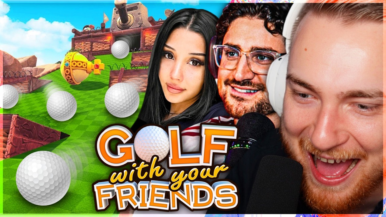 ⛳ CRAZY GOLF RUNDEN 🔥 Golf mit verr&uuml;cktem Squad! 🤣 | SolutionPlayz