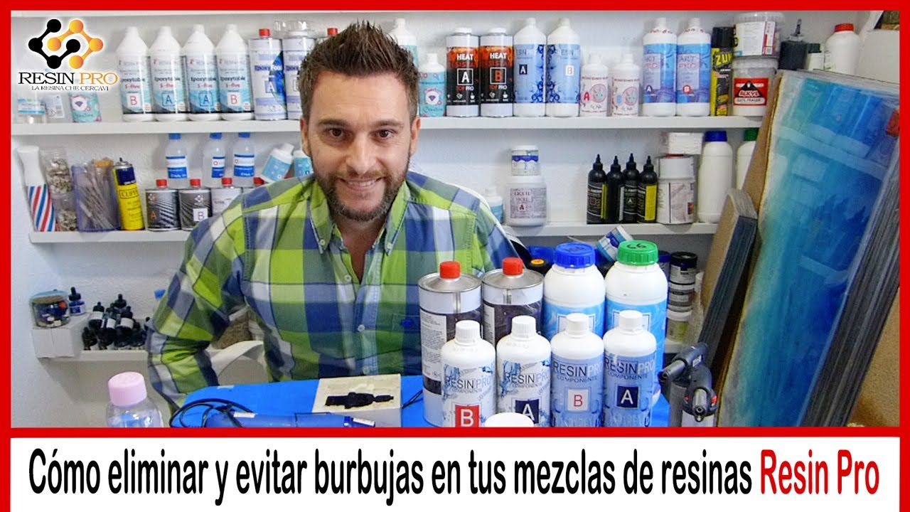 Cómo eliminar y evitar burbujas en tus mezclas de resinas Resin Pro