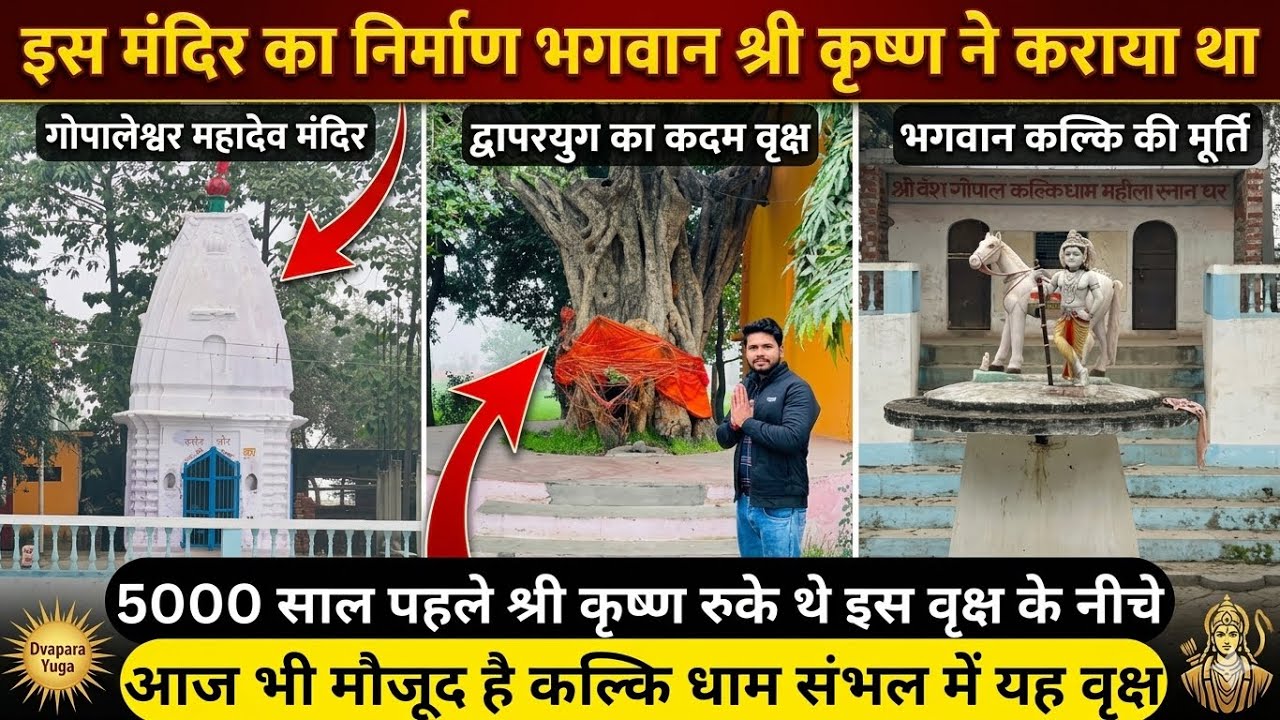 वंश गोपाल मंदिर का रहस्य | कल्कि धाम संभल | कल्कि धाम | कल्कि धाम संभल हरिहर मंदिर | संभल |
