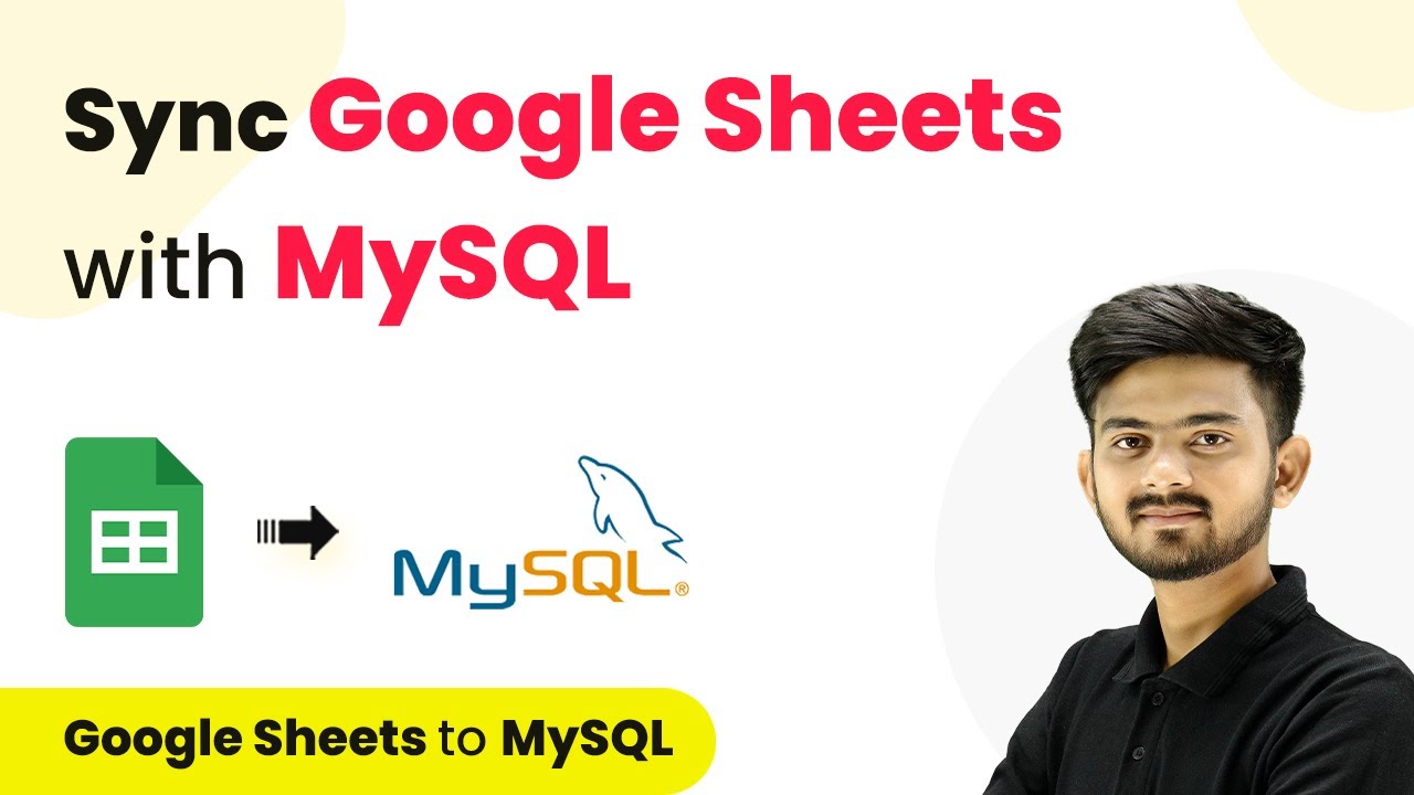 Google Sheets to MySQL  Send Data from Google Sheets to MySQL Database