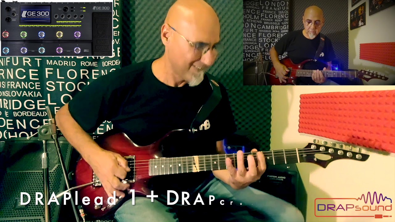 MOOER GE300 vs REAL AMP with DRAPsound patches!