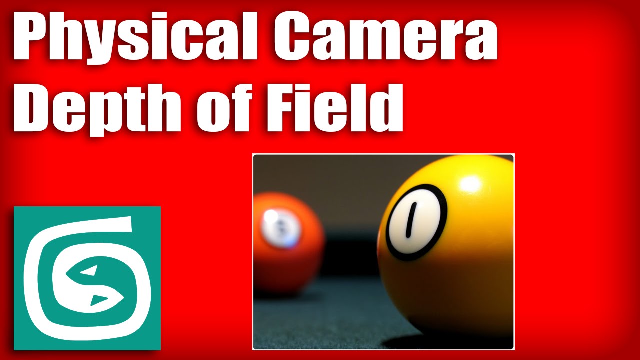 3ds Max 2016 Tutorial - Physical Camera and Depth of Field (DOF)
