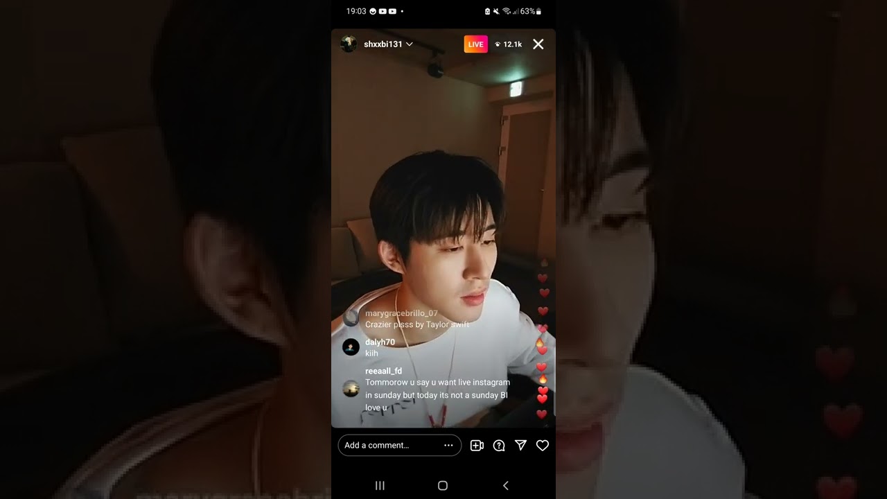 220622 B.I Hanbin Instagram live