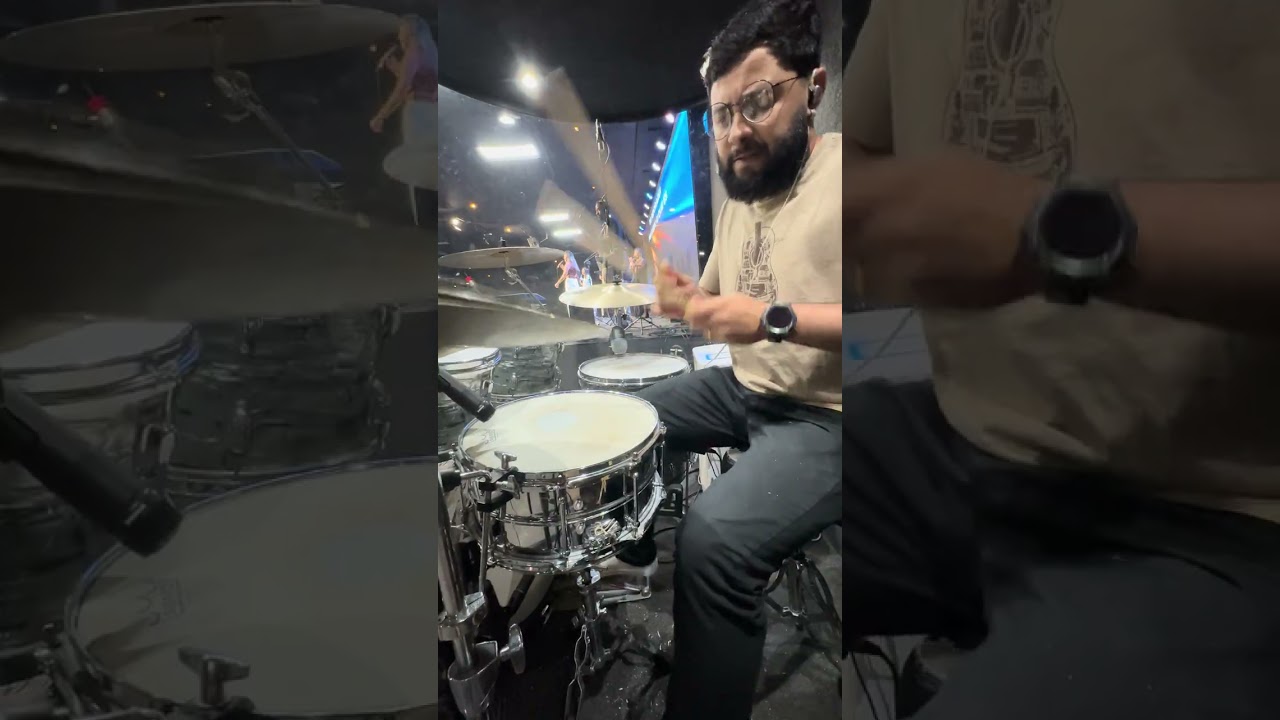 Drum Cam Tu és bom - Rodrigo Ribeiro - culto comunidade tempo de vida 