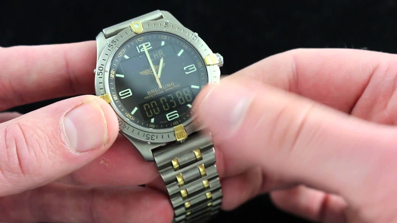 Обзор часов класса люкс Breitling Aerospace Generation II
