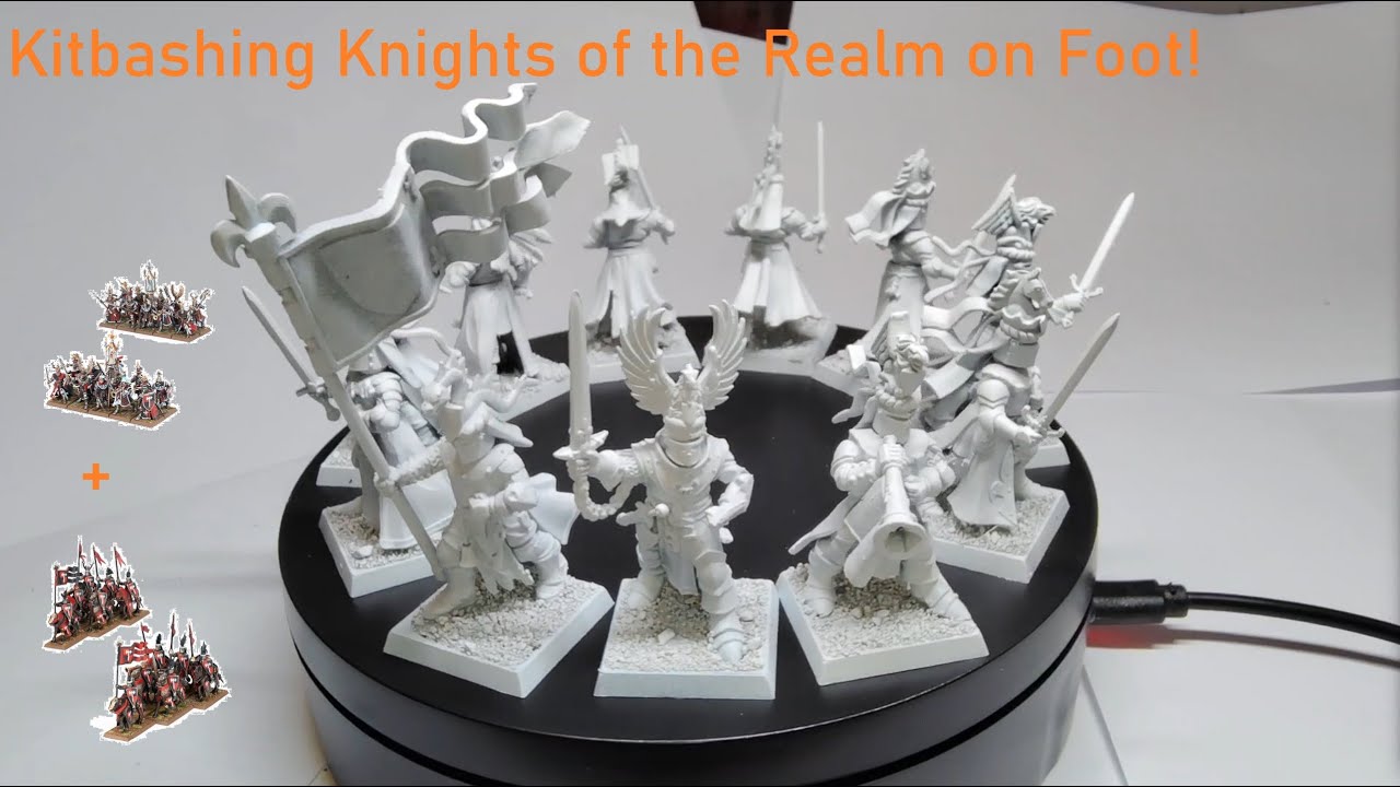 #13 The Old World: Kitbashing Knights of the Realm on Foot