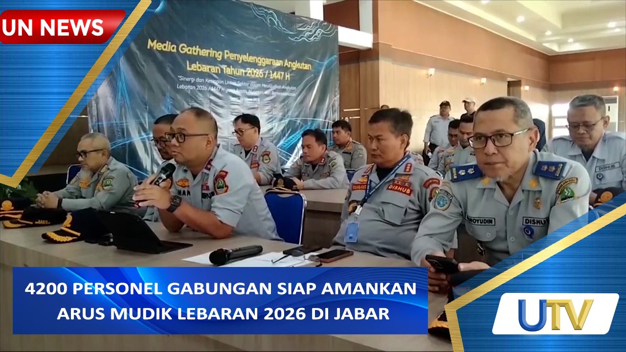 4200 Personel Gabungan Siap Amankan Arus Mudik Lebaran 2026 Di Jabar | UN News| UTV