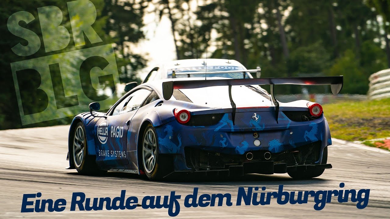 Ferrari 458 GT3 auf dem Nürburgring - Nordschleife - Komplette Runde - on board