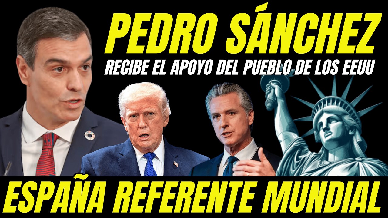 VIDEO VIRAL CIUDADANOS EN EEUU APOYAN A PEDRO SÁNCHEZ CONTRA TRUMP 