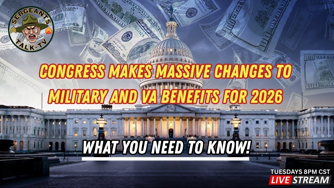 MASSIVE CHANGES COMING | MILITARY & VA BENEFITS IN 2026 | #themoreyouknow