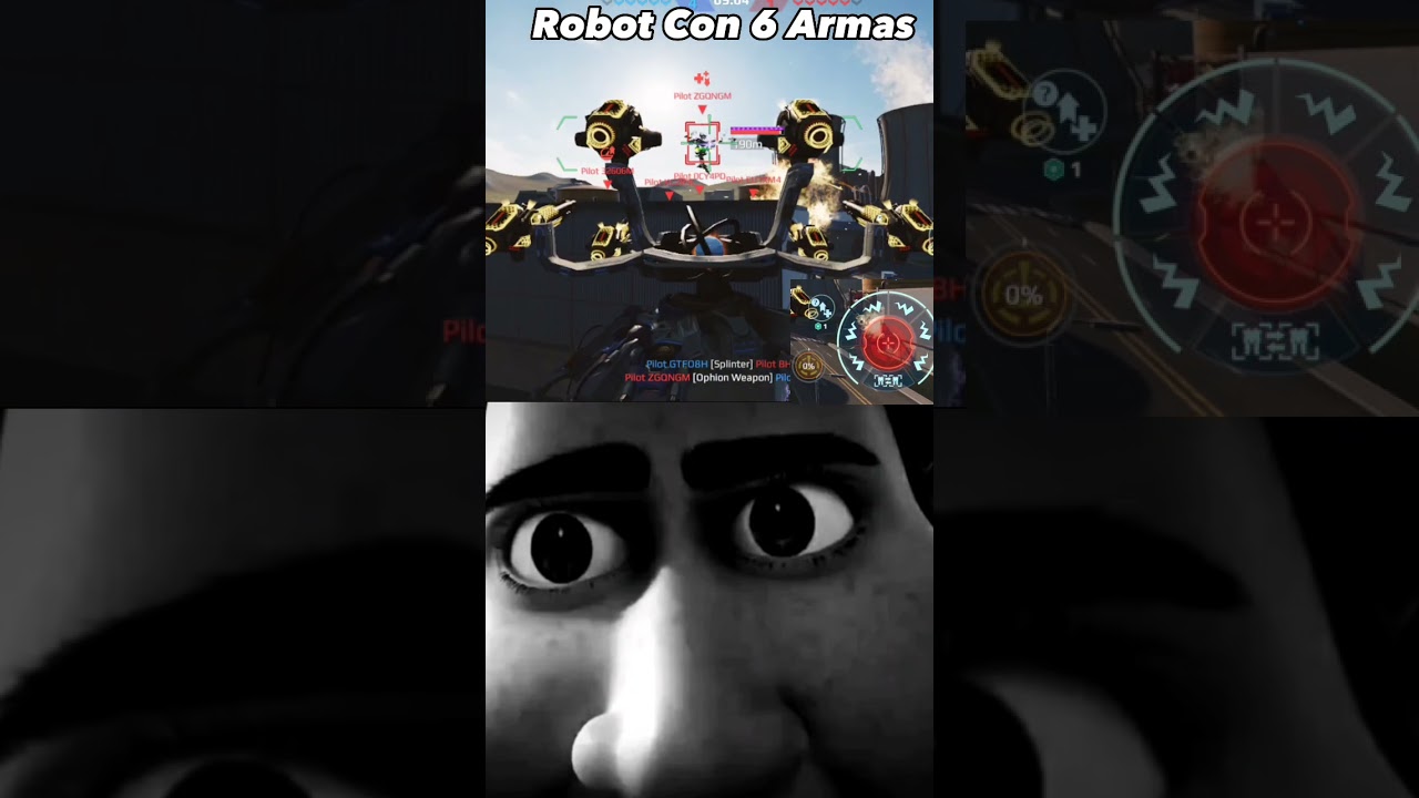 Nuevo Robot Con 6 Armas Ligeras | La Peor Del Juego? War Robots [WR] #Shorts #Viral