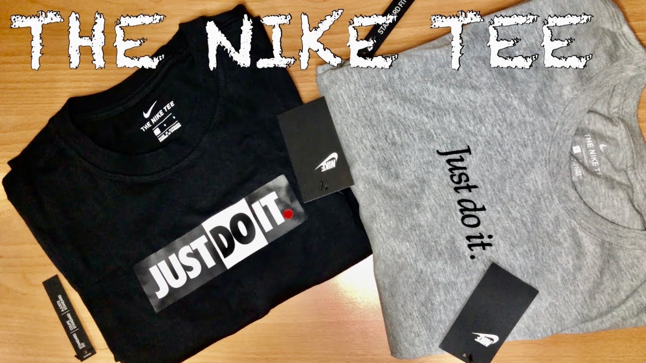 Nike t-shirt (JDI T-Shirts)| unboxing/try-on | Azo Edition