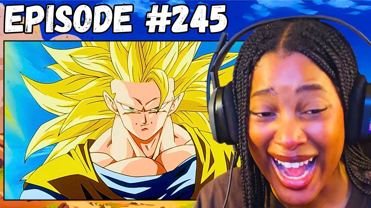 Goku goes SUPER SAIYAN 3 ?! - Dragon Ball Z Epi 245 ~ First Time Reaction