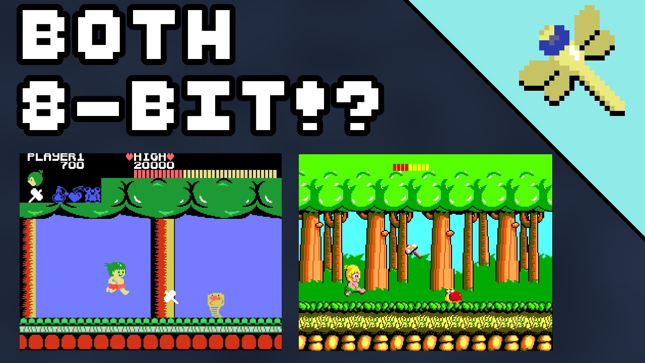 How can two 8-bit systems have such different graphics?