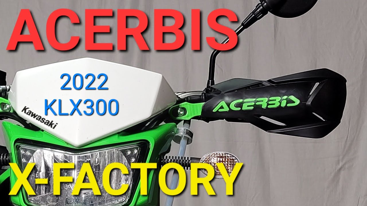 Installing Acerbis X-Factory handguards on my 2022 KLX300