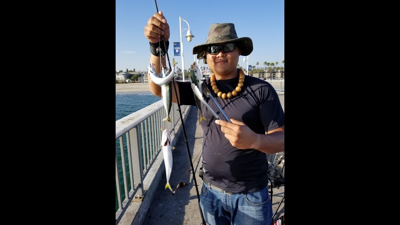 Fishing Belmont Pier in Long Beach CA