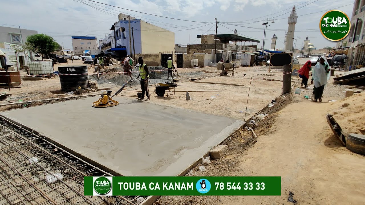 état d’avancement des travaux chantier de Gare Bu Ndaw
