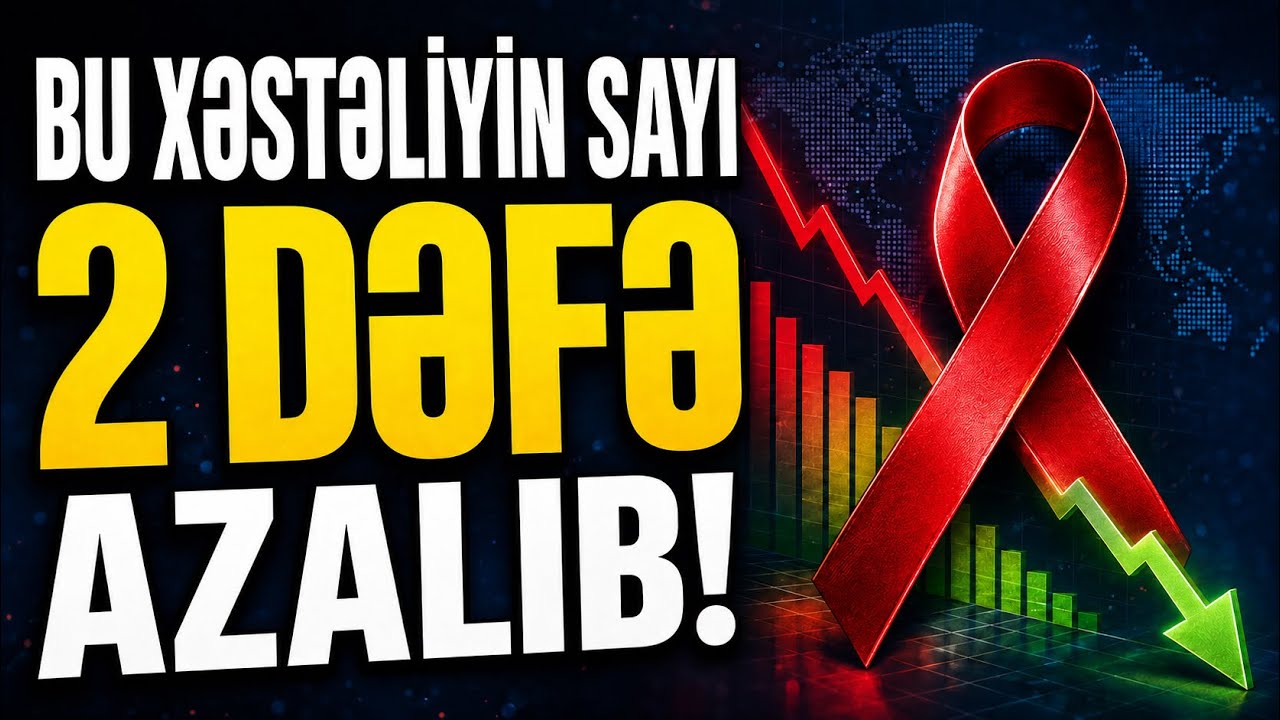 Azərbaycanda HİV xəstəliyindən əziyyət çəkənlərin sayı 2 dəfə azalıb #hiv #qiçs