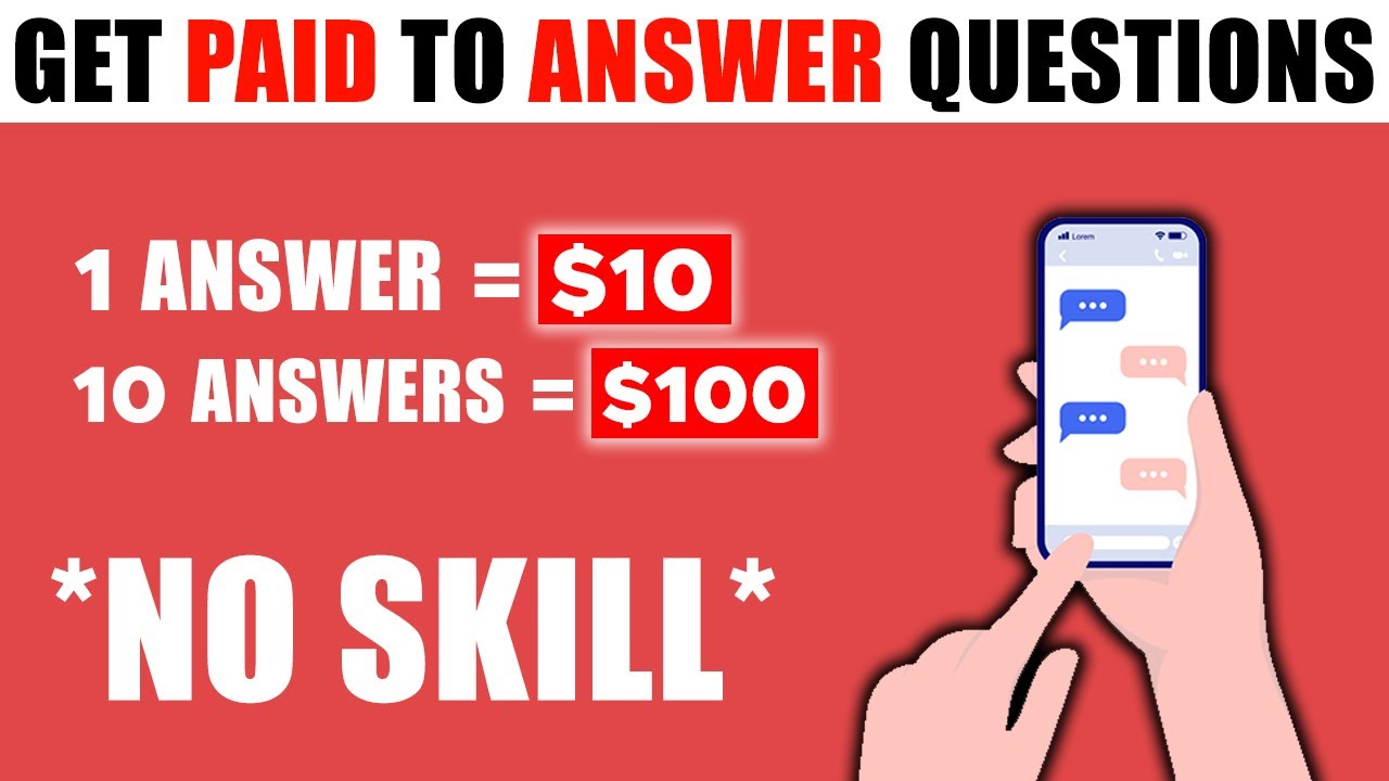 $10 Per Answer | Get Paid To Answer Questions | Make Money Online In 2023