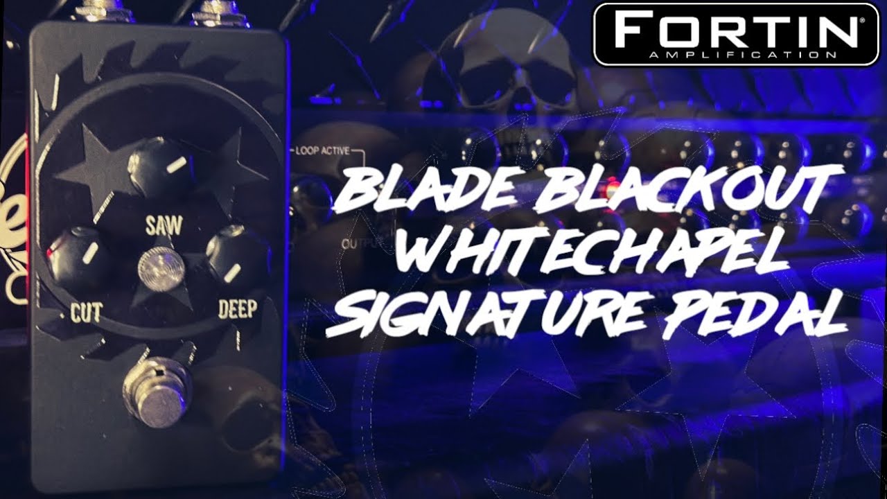 This Thing SHREDS! FORTIN Blade Blackout Pedal | WHITECHAPEL Signature Boost (Metal Demo No Talking)