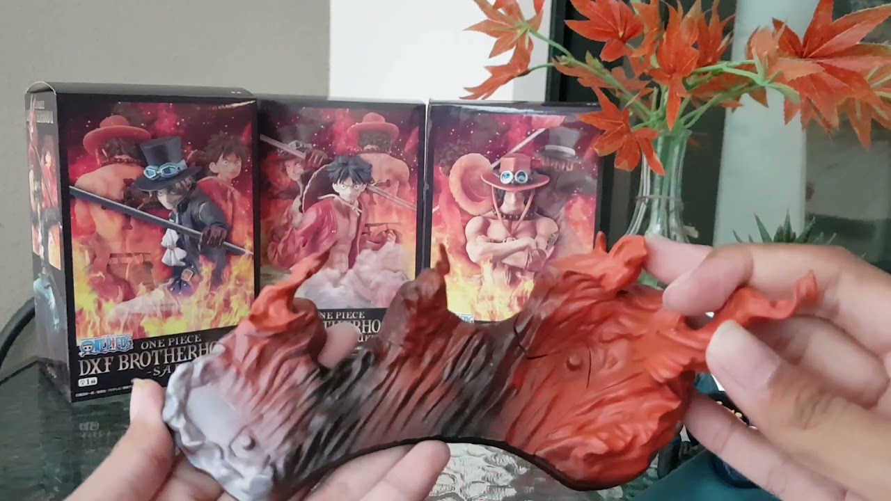 UNBOXING VIDEO - Action Figure One Piece ASL Ace Sabo Luffy Brotherhood DXF Banpresto