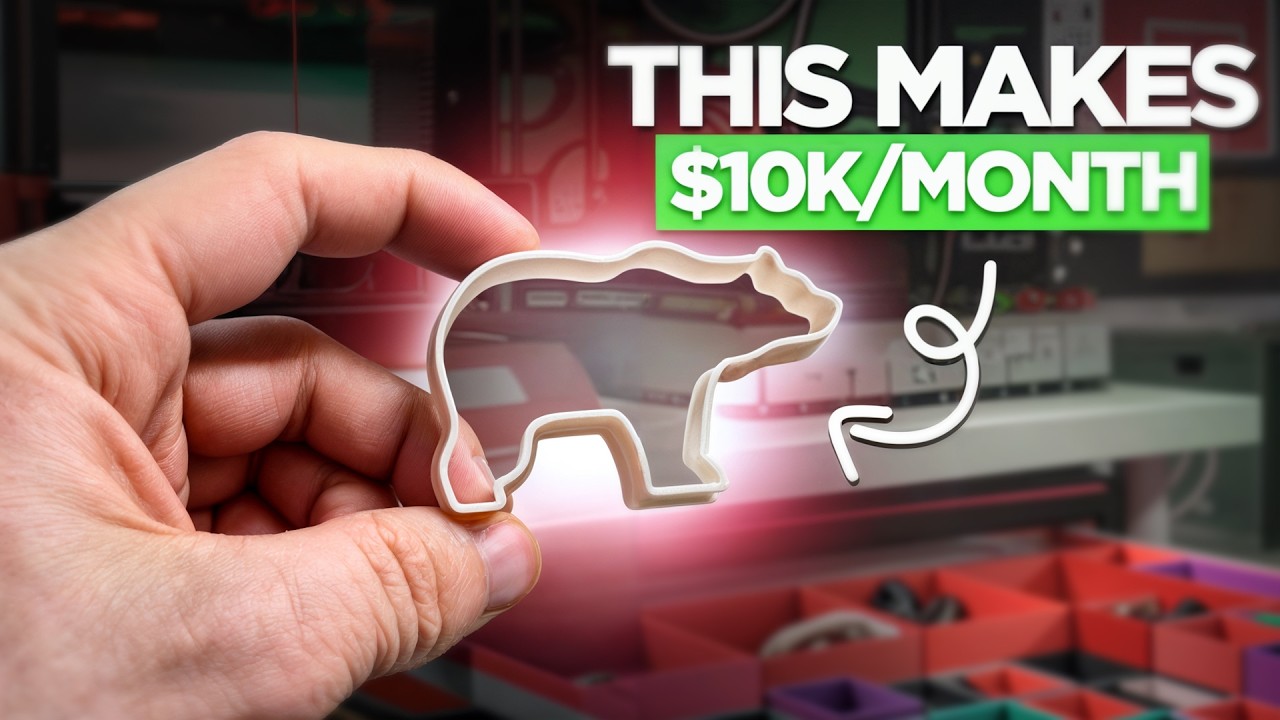 She made $893,213 with 3d printing cookie cutters.