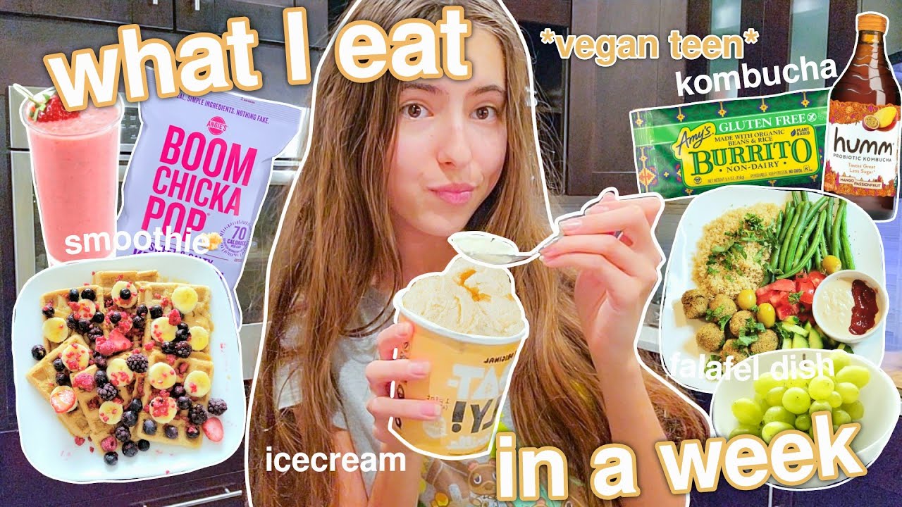 what i eat in a week as a vegan teen 🌱 *healthy & yummy*