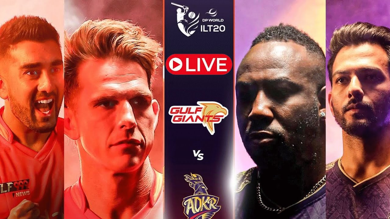 Live | Gulf Giants vs Abu Dhabi Knight Riders | Match 30 | DP World ILT20 2025-26