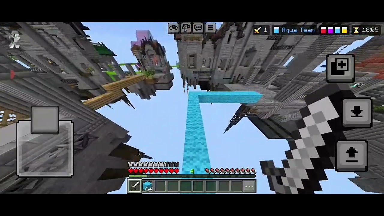 Playing Bedwars Team (Duo)!!Minecraft Bedrock Edition The Hive Part 4