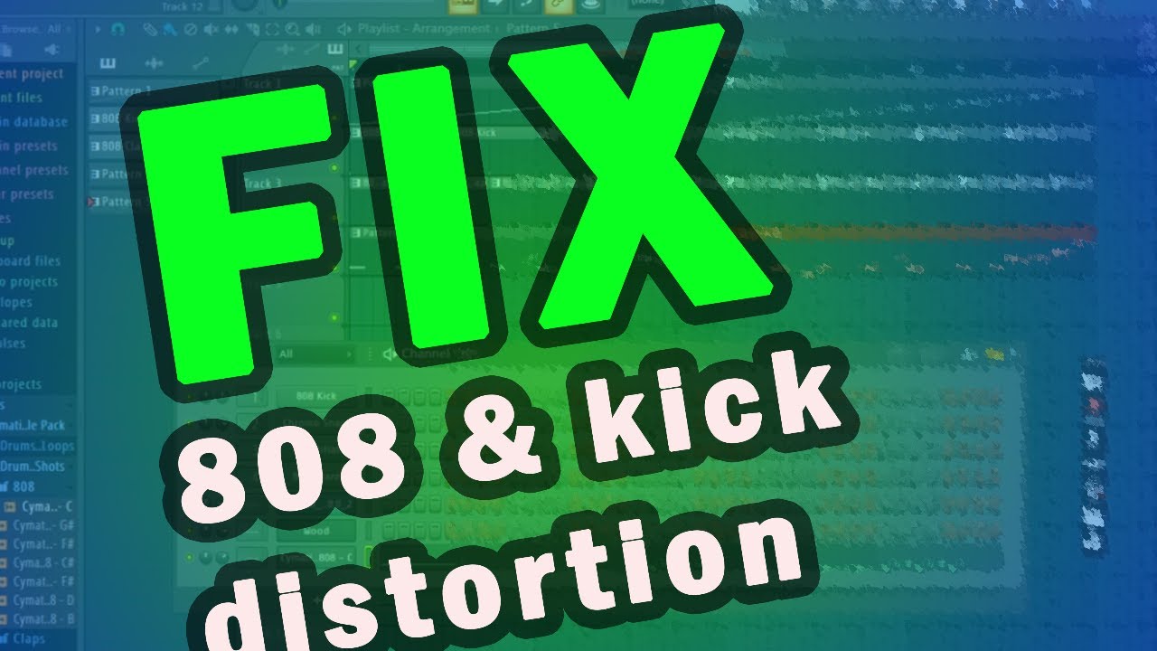 Avaoid 808 kick distortion with this trick on FL studio