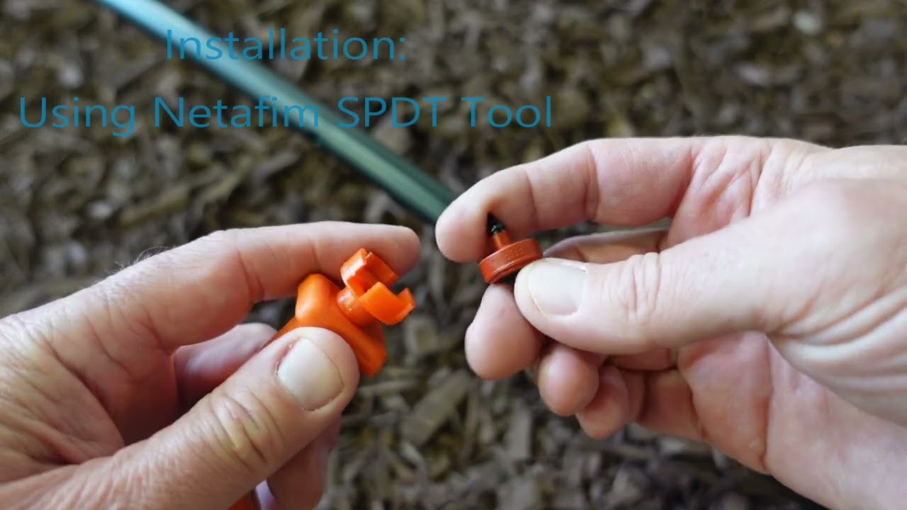 Netafim SPCV Emitter Flow Rate and Installation