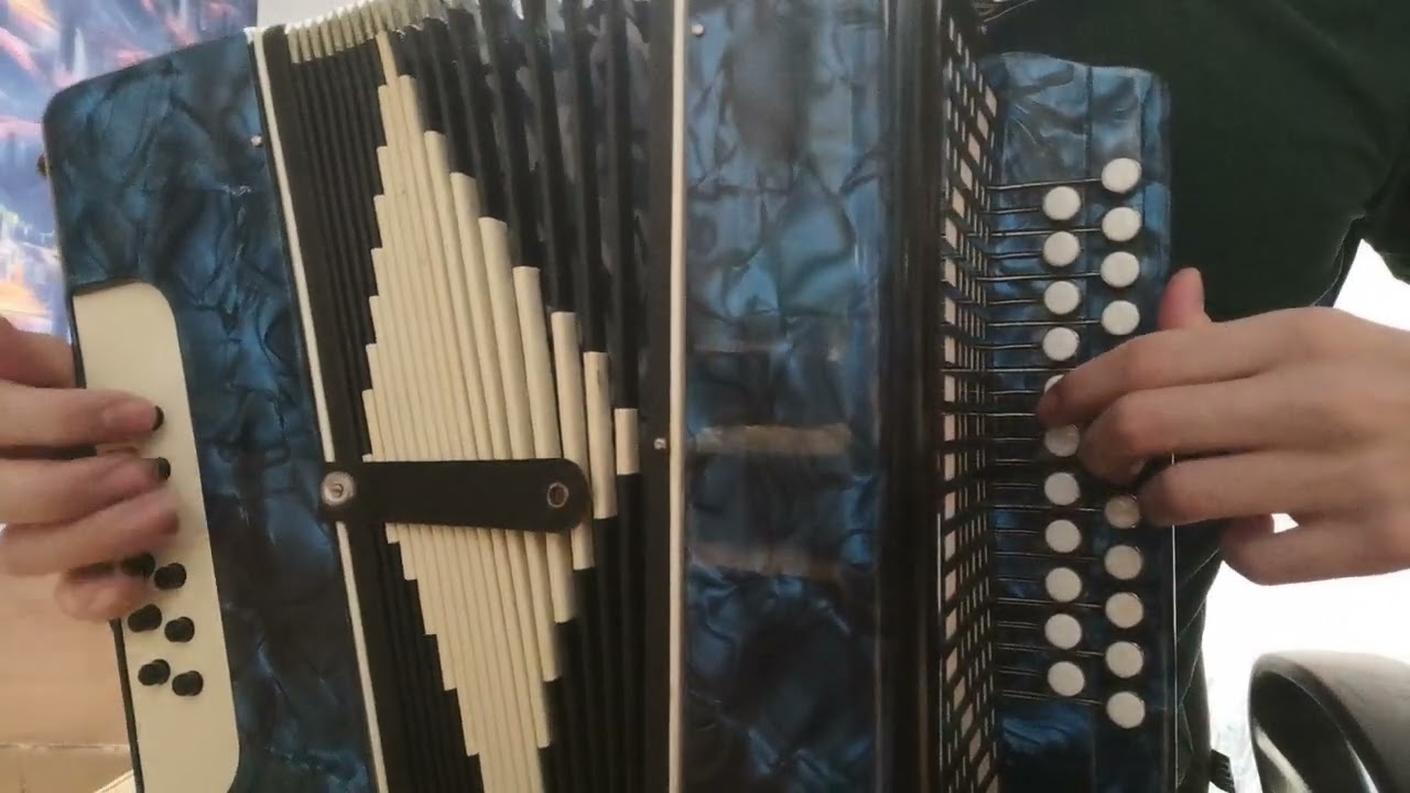 tsyganochka on diatonic accordion (russian tune) Цыганочка на гаромни русского строя