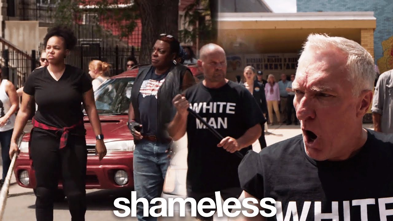 A Scuffle Breaks Out at the Polling Center | Shameless