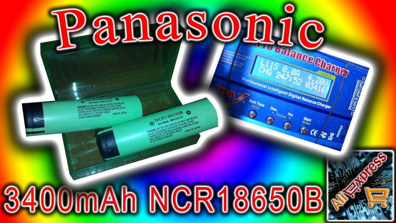 Аккумуляторы 18650 Panasonic NCR18650B 3400mAh.