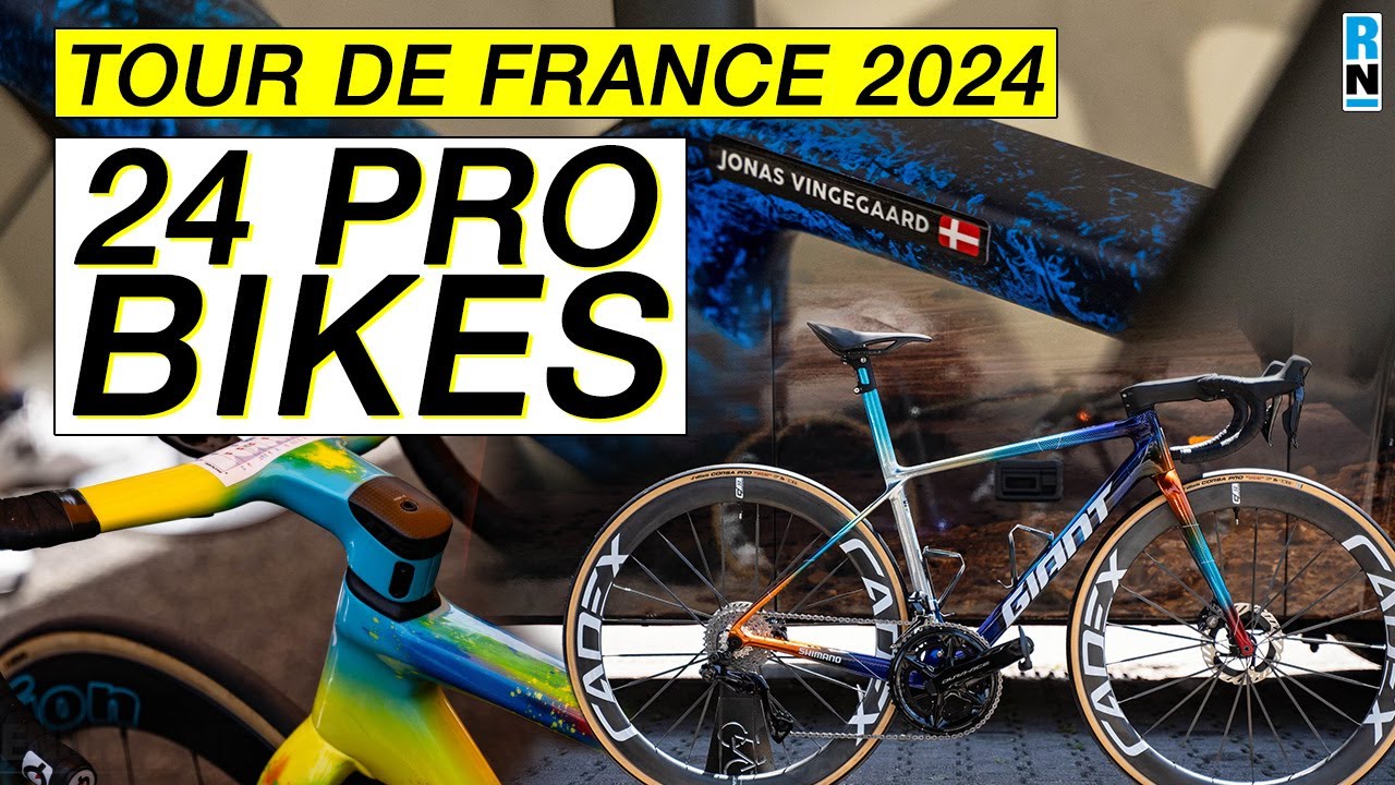 🤩 Tour de France Rennräder 2024: 24 Profi Rennräder im Detail