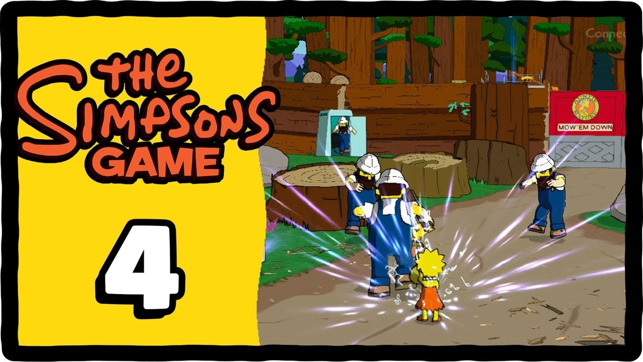 Let's Replay The Simpsons Game - Episode 4 - Lisa the Tree Hugger