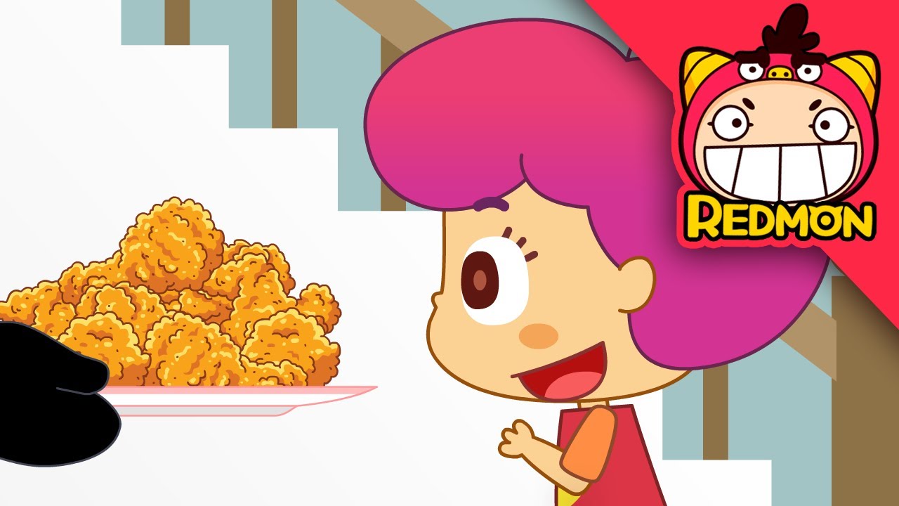 Crispy Chicken | Chef PANDA | funny video | for kids | REDMON